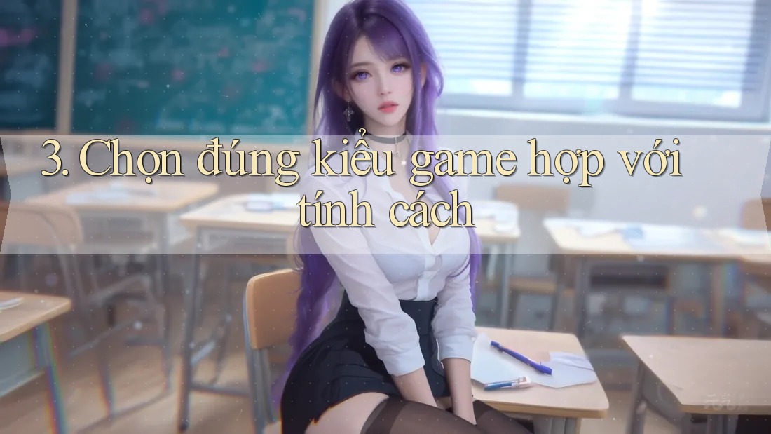 3. Chọn đúng kiểu game hợp với tính cách 3. Chọn đúng kiểu game hợp với tính cách
