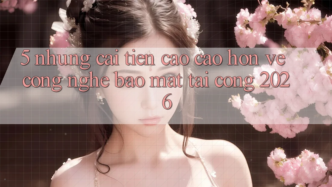 5. Những Cải Tiến Cao cao hơn Về Công Nghệ Bảo Mật Tại Cổng 2026 5. Những Cải Tiến Cao cao hơn Về Công Nghệ Bảo Mật Tại Cổng 2026