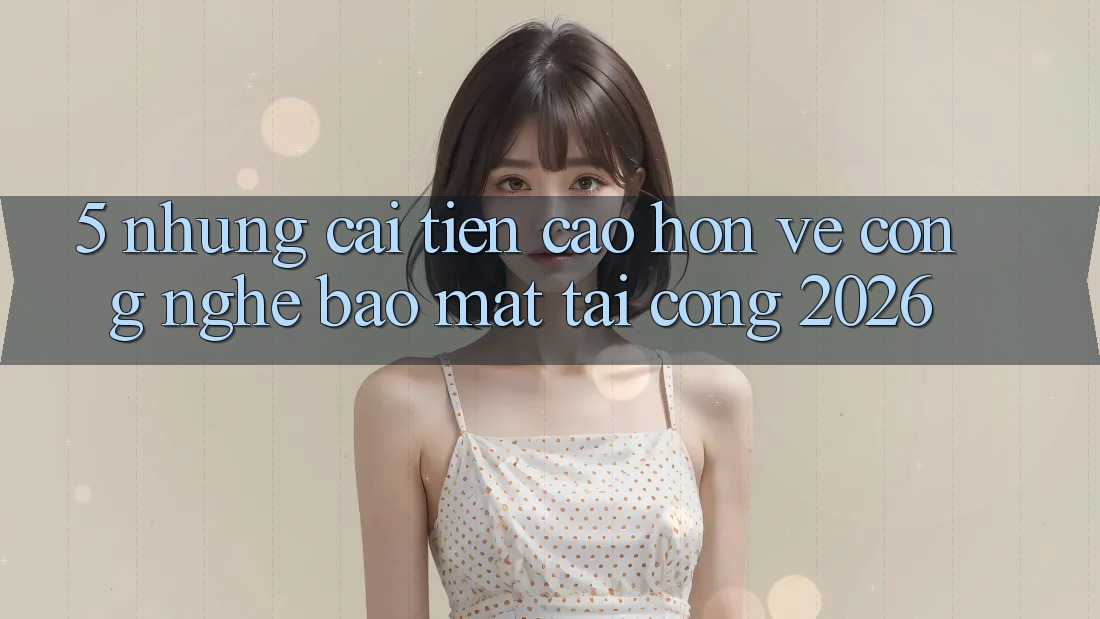 5. Những Cải Tiến Cao hơn Về Công Nghệ Bảo Mật Tại Cổng 2026