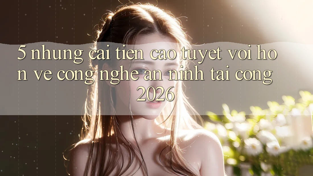 5. Những Cải Tiến Cao tuyệt vời hơn Về Công Nghệ An ninh Tại Cổng 2026