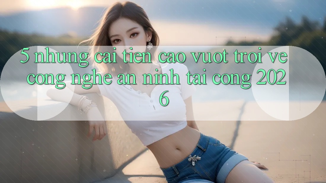 5. Những Cải Tiến Cao vượt trội Về Công Nghệ An ninh Tại Cổng 2026