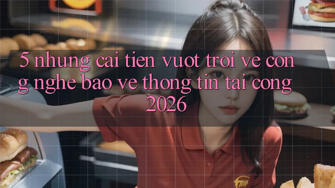 5. Những Cải Tiến Vượt trội Về Công Nghệ Bảo vệ thông tin Tại Cổng 2026 5. Những Cải Tiến Vượt trội Về Công Nghệ Bảo vệ thông tin Tại Cổng 2026