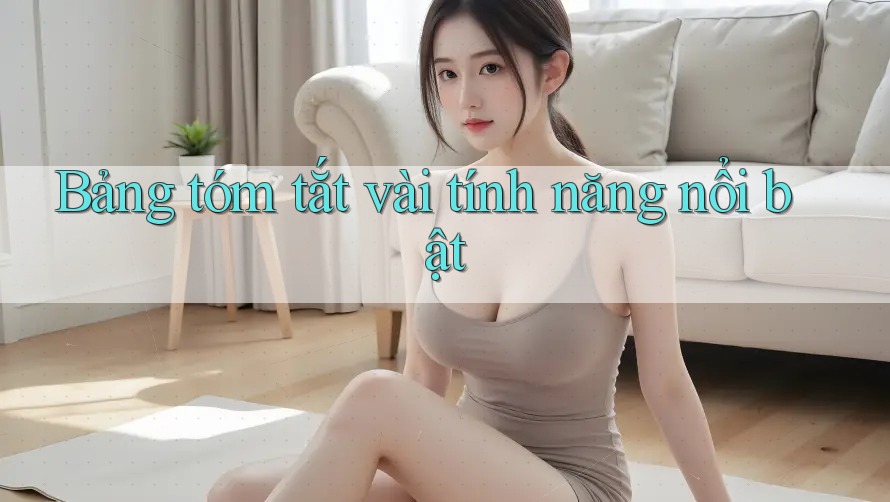 Bảng tóm tắt vài tính năng nổi bật