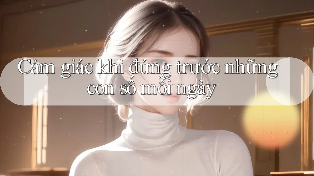 Cảm giác khi đứng trước những con số mỗi ngày Cảm giác khi đứng trước những con số mỗi ngày