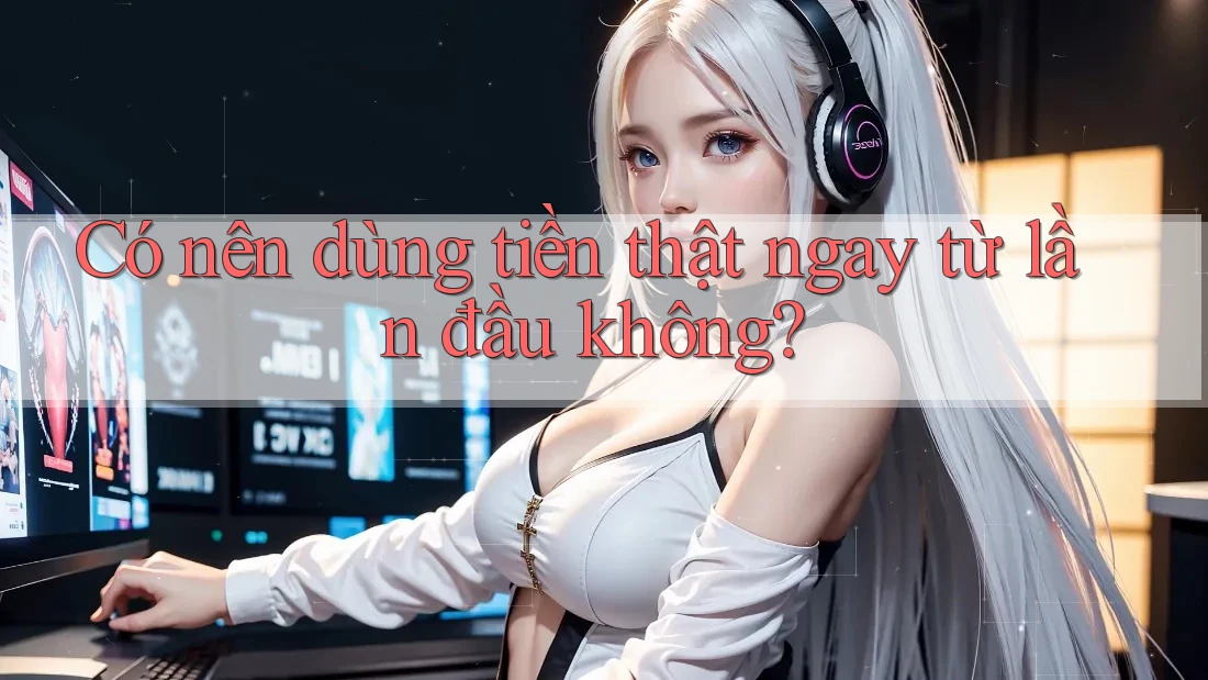 Có nên dùng tiền thật ngay từ lần đầu không?