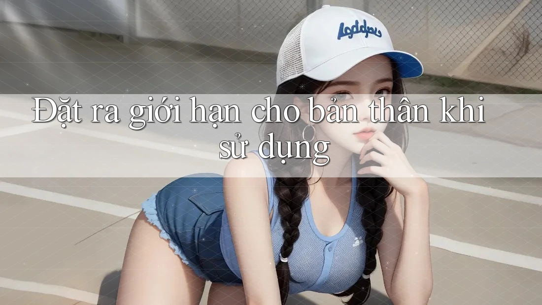 Đặt ra giới hạn cho bản thân khi sử dụng Đặt ra giới hạn cho bản thân khi sử dụng