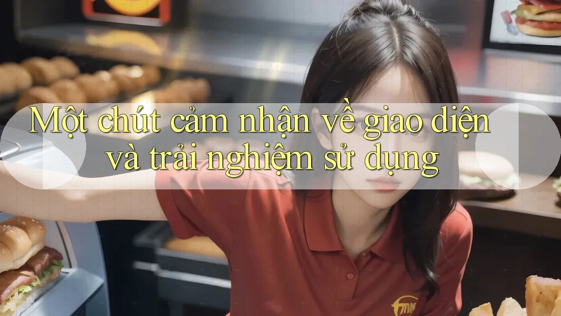 Một chút cảm nhận về giao diện và trải nghiệm sử dụng