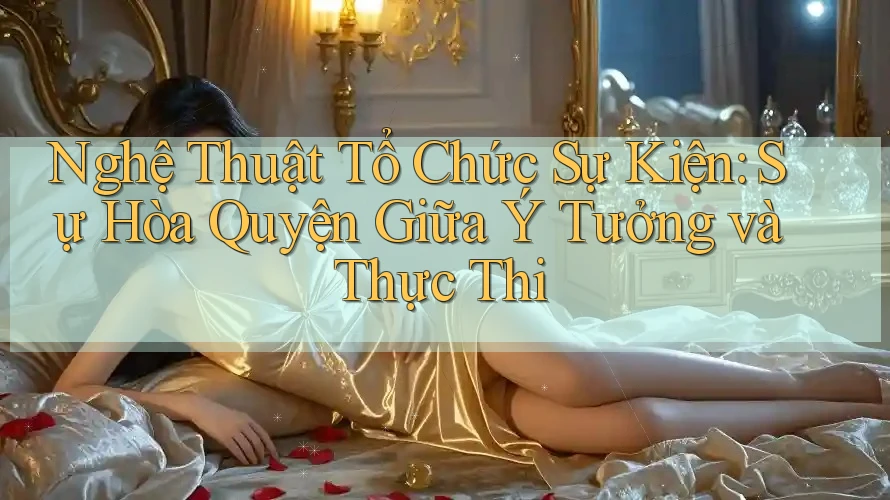 Nghệ Thuật Tổ Chức Sự Kiện: Sự Hòa Quyện Giữa Ý Tưởng và Thực Thi