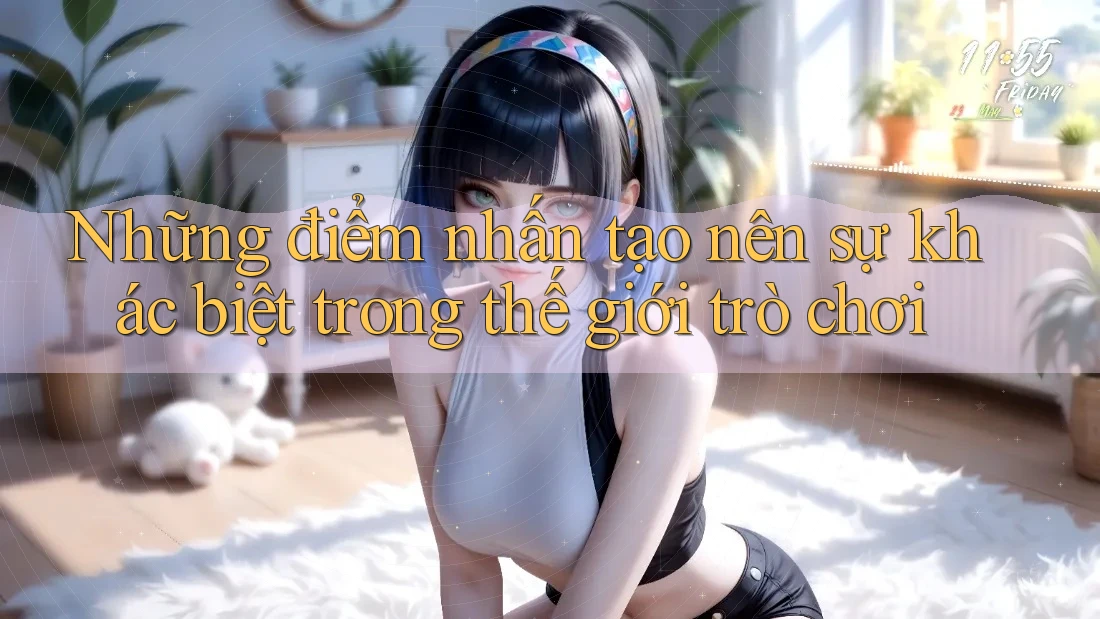 Những điểm nhấn tạo nên sự khác biệt trong thế giới trò chơi