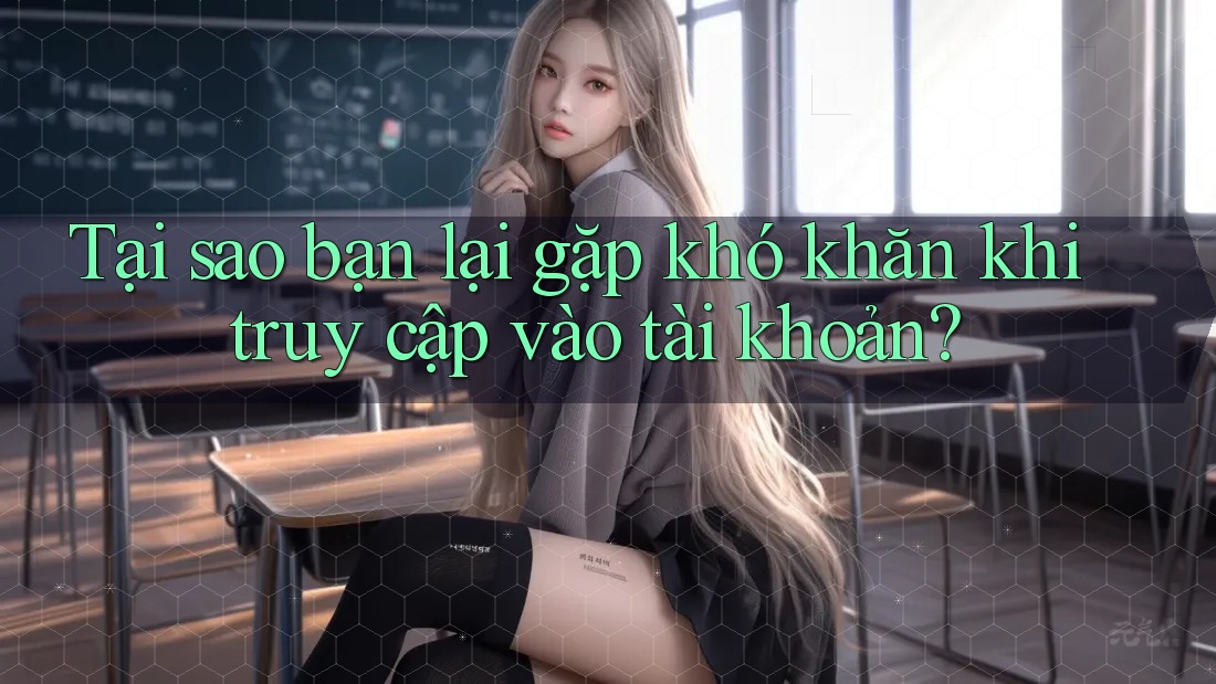 Tại sao bạn lại gặp khó khăn khi truy cập vào tài khoản? Tại sao bạn lại gặp khó khăn khi truy cập vào tài khoản?